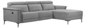 Podesiva kutna ganitura Denton 1361, Svijetlo siva, 97x261x179cm