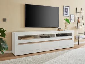TV stol Lirfele 101, Bijela, 63x217x42cm