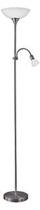 Eglo 93917 - Stajaća lampa UP 2, 1xE27/60W + 1xE14/25W, crni krom