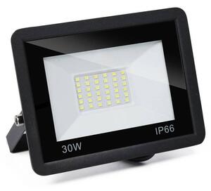 LED 30W reflektor crni 6000K IP66