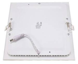 18w vgradni led panel 4000k pravokotni srebrni - masterled