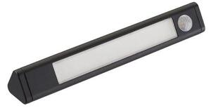 LED crna kutna svjetiljka 180 mm sa senzorom