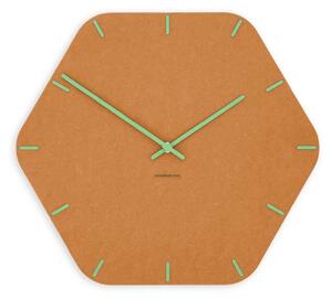 Zidni sat Luxhora Pura Hex Orange 11 boja kazaljki
