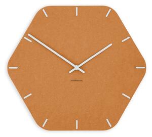 Zidni sat Luxhora Pura Hex Orange 11 boja kazaljki