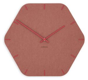 Zidni sat Luxhora Pura Hex Orange 11 boja kazaljki