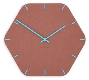 Zidni sat Luxhora Pura Hex Red 11 boja kazaljki
