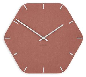 Zidni sat Luxhora Pura Hex Red 11 boja kazaljki
