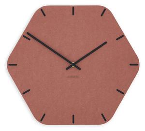 Zidni sat Luxhora Pura Hex Red 11 boja kazaljki
