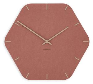 Zidni sat Luxhora Pura Hex Red 11 boja kazaljki