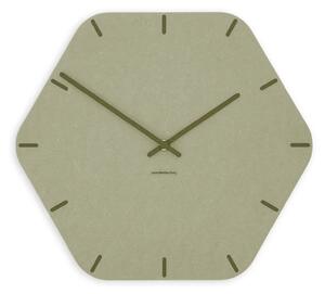 Zidni sat Luxhora Pura Hex Khaki 11 boja kazaljki