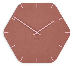 Zidni sat Luxhora Pura Hex Red 11 boja kazaljki