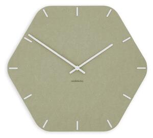 Zidni sat Luxhora Pura Hex Khaki 11 boja kazaljki