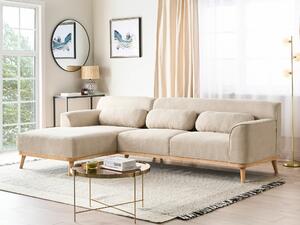 Kutna garnitura Berwyn 1747, Beige, 80x264x159cm, Eukaliptus