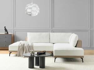 Modularna kutna garnitura Berwyn 2326, Bijela, 86x260x180cm, Eukaliptus
