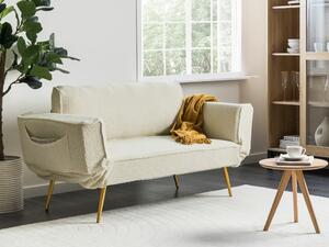 Sofa Berwyn 2362, Bijela, Podesivi nasloni za ruke, 82x146x91cm, Eukaliptus