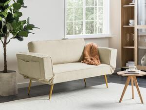 Sofa Berwyn 2362, Beige, Podesivi nasloni za ruke, 82x146x91cm, Eukaliptus