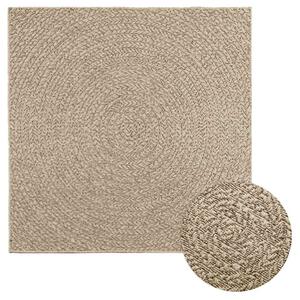 VidaXL Tepih ZIZUR 120 x 120 cm s izgledom jute unutarnji i vanjski