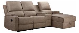 Podesiva kutna ganitura Denton 1368, Taupe, 102x240x155cm