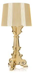 Kartell Bourgie LED stolna lampa E14, zlatna, prigušiva, Zlato / mjed, Dnevni boravak/blagovaonica, Plastika