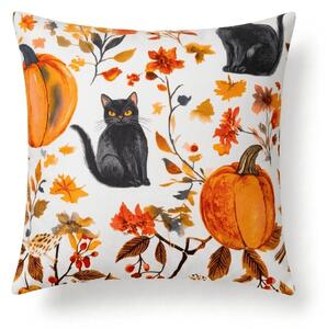 Jastučnica od mikrovlakana CATS AND PUMPKINS 45x45 cm, šarena