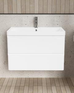 Idealaqua R GF 80 cm ormarić s umivaonikom, bijeli