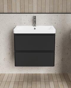 Idealaqua R GF 60 cm ormarić s umivaonikom, crni
