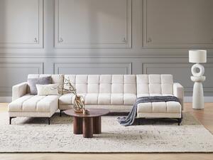 Kutna garnitura Mormiru 104, Krem, 77x342x163cm, Bor