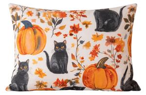 Jastučnica od mikrovlakana CATS AND PUMPKINS 50x70 cm, šarena