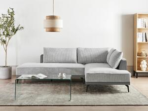 Modularna kutna garnitura Berwyn 2326, Svijetlo siva, 86x260x180cm, Eukaliptus