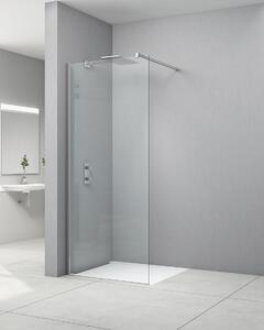 Idealaqua walk-in DNR, 80 cm, krom\prozirno