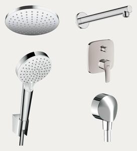 Hansgrohe Mysport podžbukni set: podžbukna miješalica s prebacivačem+ruža+šlušalica+fixfit+crijevo