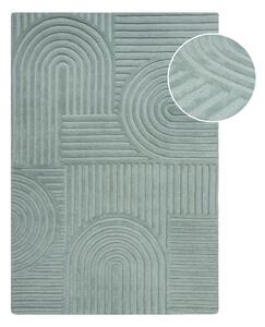 Tirkizni vuneni tepih Flair Rugs Zen Garden, 120 x 170 cm