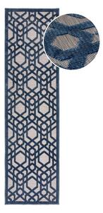 Plavi vanjski tepih 230x66 cm Oro - Flair Rugs