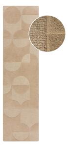 Bež vunena staza 60x230 cm Gigi - Flair Rugs