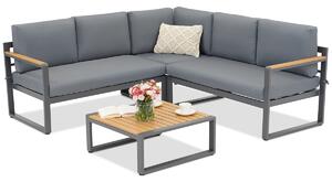 Soria Garden Point aluminijska kutna vrtna sofa, antracit