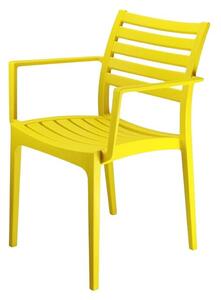 Vrtna stolica Capri (Žuta, 57 x 56 x 82 cm)