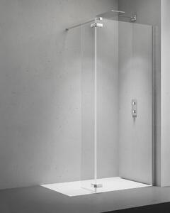 Idealaqua walk-in RBG, 87+35 cm, krom\prozirno