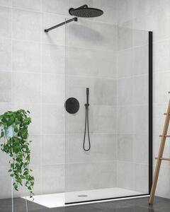 Aquaestil walk-in Zenith Wall, 100 cm, crna/prozirno