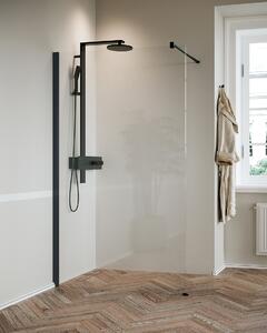 Novellini walk-in Sensi, 97-100 cm , krom\prozirno