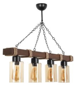 JASMIN-ketjulamppu 4xE27/40W/230V ruskea/beige