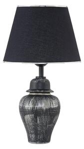 Stolna lampa RAMZES 1xE27/40W/230V crna/srebrna