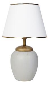 Stolna lampa RAMZES 1xE27/40W/230V bijela/siva