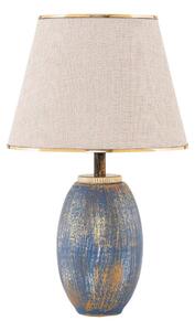 Stolna lampa RAMZES 1xE27/40W/230V kremasta/plava
