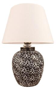 RAMZES Stolna lampa 1xE27/40W/230V bijela/crna