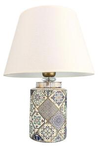 RAMZES stolna lampa 1xE27/40W/230V bijela/siva