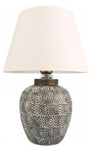 RAMZES stolna lampa 1xE27/40W/230V bijela/siva