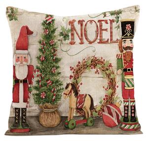 Božićna jastučnica NOEL 45x45 cm, šarena