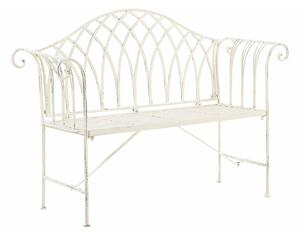 Vrtna klupa Berwyn 2480, Bijela, 94x130x45cm