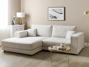 Kutna garnitura Berwyn 2486, Bijela, 86x250x190cm, Eukaliptus