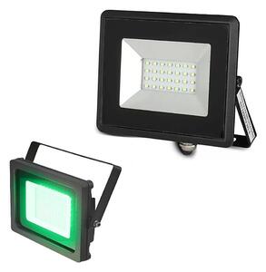 LED Reflektor LED/20W/230V IP65 zelena svjetlost